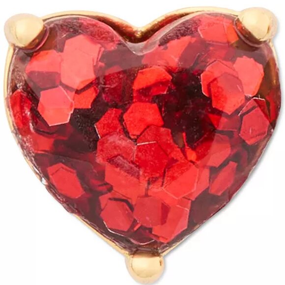 Kate Spade Red My Love Heart Stud Earrings/NWT - Picture 3 of 9